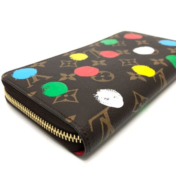 LOUIS VUITTON Monogram Zippy Wallet Yayoi Kusama Long Wallet - Picture 5 of 16